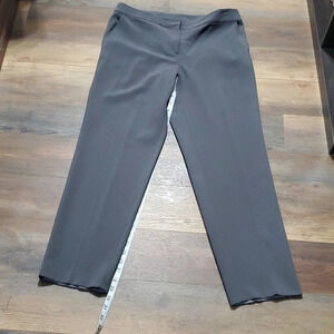 St john lightweight grey trouser pants euc